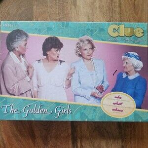 USAopoly Clue The Golden Girls Board Game 2017 2-6 Players 8+ New Sealed Family